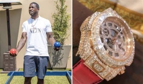 gucci mane mentons hublot watches|Rapper Gucci Mane spotted wearing Hublot .